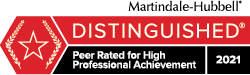 Martindale-Hubbell Distinguished Logo 2021
